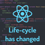 Thumbnail | React Component lifecycle has changed