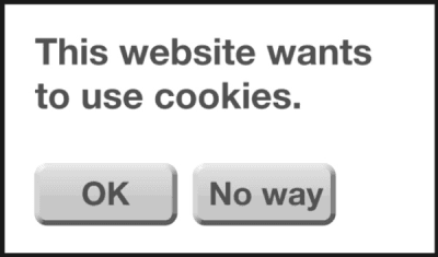 This website wants to use cookies